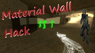 UNDETECTED CounterStrike Source  Material Wall Hack [upl. by Iviv]