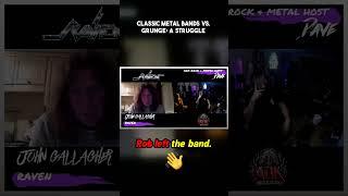 Classic Metal Bands vs Grunge [upl. by Eanram408]