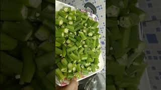 Tasty Bhindi ki Sabji  Okra Recipe  Indian Cuisine ytshorts trendingshorts [upl. by Nnahoj490]