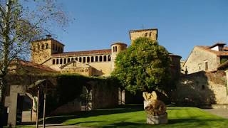 Fotos de Cantabria  Románico  Santillana del Mar  Colegiata Santillana del Mar [upl. by Shayn]