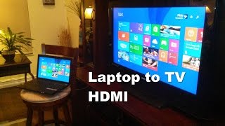 How to Connect Laptop to TV using HDMI  Easy amp Fun [upl. by Minny]