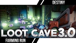 DESTINY LOOT CAVE 30 New Destiny Legendary Engram Farming Run Fast Loot Run [upl. by Ahseei]