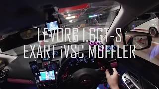 LEVORG 16GTS EXART iVSC MUFFLER 走行音 [upl. by Lashondra]