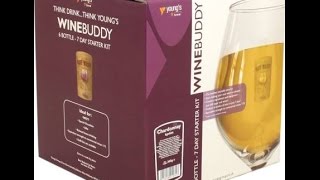 Youngs Winebuddy Chardonnay Homebrew Part 1 [upl. by Niwrek]