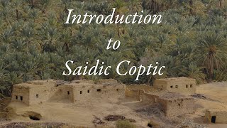 Introduction to Saidic Coptic – Class 14 Jan 16 2021 [upl. by Annerb]