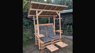 🛋️🌊 Ultimatives Palettensofa im StrandkorbStil DIYTutorial Palettenmöbel palettensofa [upl. by Thomas24]