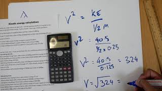 Kinetic Energy Part 3  Calculating Velocity [upl. by Darline224]