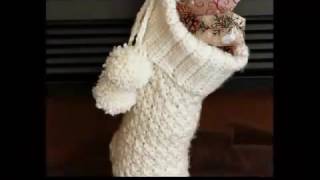 crochet christmas stocking pattern easy crochet gift ideas [upl. by Nathanael]