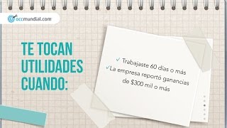 ¿Cómo saber si te tocan utilidades en el trabajo [upl. by Ahsinert]