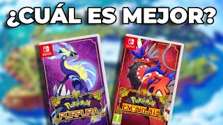 TODAS las DIFERENCIAS entre POKÉMON ESCARLATA y PÚRPURA [upl. by Natanoj]