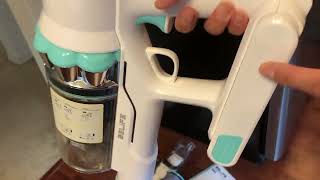 Belife BVC11 Cordless Vacuum Cleaner 25Kpa 380W Brushless Stick Vacuum Review [upl. by Apul]