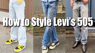 How to Style Levi’s 505  Levi’s 505 Review [upl. by Hyatt]