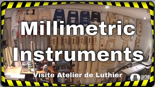 Millimetric Instruments visite express atelier du luthier Florian Schneider [upl. by Retnyw]