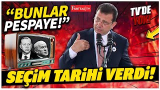 Ekrem İmamoğlu Seçim İçin Tarih Verdi Adeta Yürek Yemiş Dedirten Konuşma [upl. by Awad290]