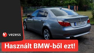 Használt BMWből ezt vedd ha E60 ötöst akarsz  Vezess TV [upl. by Kwok]