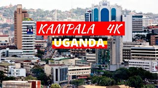 Kampala 4K In 10 Minutes  Ugandan Capital City [upl. by Adnawed]