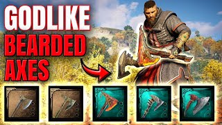 Assassins Creed Valhalla  The STRONGEST BEARDED AXES and How To Get Them [upl. by Gnoy]