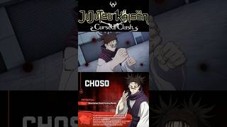 Choso DLC  Jujutsu Kaisen Cursed Clash Jujutsu Kaisen Cursed Clashcharactercard [upl. by Janna]