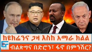 ከዩክሬንና ጋዛ እስከ አማራ ክልል፤ ብልጽግና በድሮን፣ ፋኖ በምንሽር ETHIO FORUM [upl. by Nyrem841]