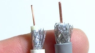 The difference between RG59 amp RG6 coax cables [upl. by Ahsit724]