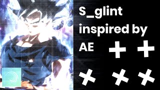 SGlint AE inspired alight motion tutorial [upl. by Eras]