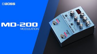 BOSS MD200 Modulation Overview [upl. by Valsimot576]