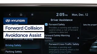 Forward Collision Avoidance Assist  Hyundai [upl. by Birdella973]