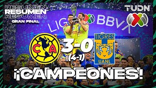 HIGHLIGHTS  América 3 41 0 Tigres  AP2023  Final VUELTA  TUDN [upl. by Waechter]