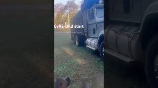 8v92 Detroit cold start detroit diesel [upl. by Glory]