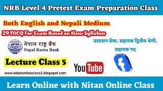 NRB Level 4 Pretest Exam Preparation Class Lecture Class 5 [upl. by Kowal898]