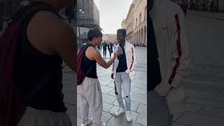 Non siamo troppo diversi come foryou perte viral funny challenge memes interview milano [upl. by Atinoj732]