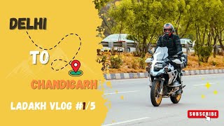 Exploring Ladakh on BMW 1250 GS Day 1 Journey to Chandigarh [upl. by Apgar]