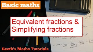 Key Stage 2 Maths  Equivalent fractions amp Simplifying fractions [upl. by Marieann892]