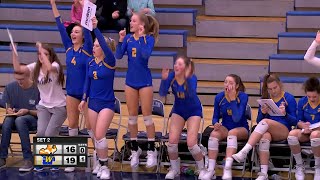 Girls High School Volleyball Wayzata vs Osseo Section 5AAA [upl. by Wynnie380]