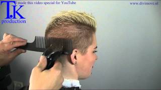 Holala this girls  Ultrashort hairstyle by Theo Knoop [upl. by Anyak]