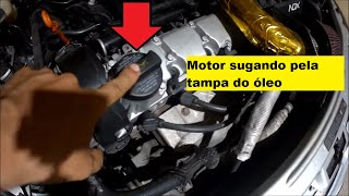 motor sugando pela tampa de óleo [upl. by Wait]