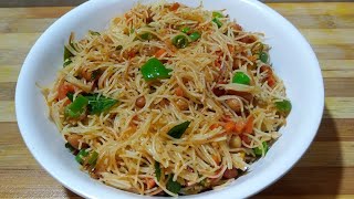 सेवई उपमा  seviyan upma  upma recipe in hindi  vermicelli upma  breakfast recipe [upl. by Fonsie515]