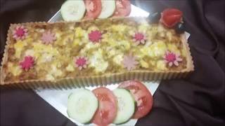 quiche au poulet facile et delicieuxشهيوات رمضان كيش بالدجاج سهل ولذيذ [upl. by Etra3]