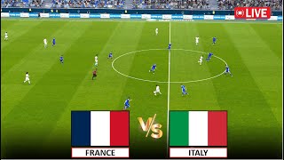 🔴EN DIRECT  FRANCE vs ITALY I UEFA NATIONS LEAGUE LIVE FOOTBALL MATCH TODAY I eFOOTBALL PES 21 GAME [upl. by Streeto]