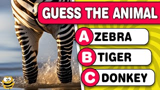 Guess the Animal in 5 Seconds  Animal Quiz 2024🦓🦁🐘 [upl. by Gaskin63]