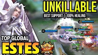 ESTES BEST BUILD 2023  TOP GLOBAL ESTES GAMEPLAY  MOBILE LEGENDS✓ [upl. by Isnan]