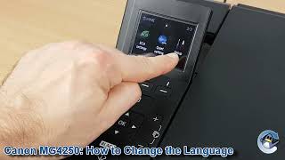 Canon Pixma MG4250 How to Change the Language [upl. by John]