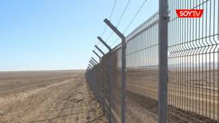 Ya se trabaja en la reposición del cerco perimetral en el Aeródromo Desierto de Atacama [upl. by Aylmer]