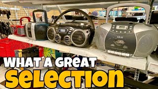 Awesome Vintage Boombox find all in One Thrift store [upl. by Gipsy]