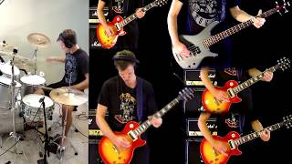 Ghost  Slash  Guitar Bass Drum Cover [upl. by Ahsatsan]