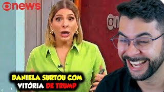 DANIELA SURTA AO VIVO COM VITÓRIA DE TRUMP E MEDO DA VOLTA DO BOLSONARO [upl. by Ynelram]