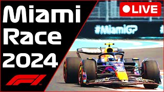 🔴F1 LIVE  Miami GP RACE  Commentary  Live Timing [upl. by Glassman216]