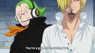 Sanji vs Yonji His Brother One Piece 792 [upl. by Osicran343]