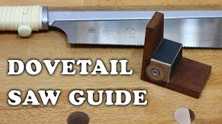 Making A Magnetic Dovetail Saw Guide [upl. by Sunil]