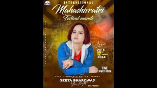 LIVE MANDI SHIVRATRI 2024 4TH NIGHT PROGRAM  GEETA BHARDWAJ  SHILPA SURROCH  MANDISHIVRATRI2024 [upl. by Hgielyak]